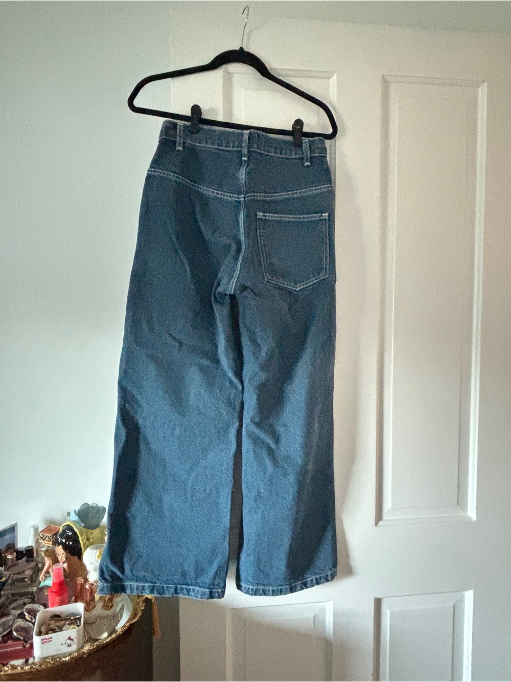 Rudy Jude Side Button Jeans in Tumbled Indigo - Picture 4 of 12
